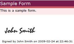 Electronic Sigature Image