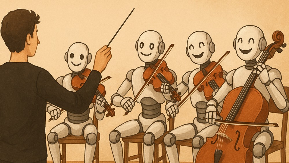 AI Conducting Orchestra